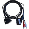 Commodore Amiga RGB Scart Cable with Genuine DB23 Connector for 500, 600, 1200, 4000, [2 METRE] Bran